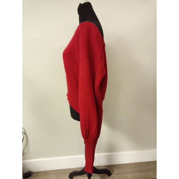 Venus Women's Red Cropped Sweater Size XL - Picture 2 of 6